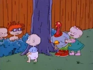 "Chuckie, you're the bestest Nakie American of all!" "Well, I'd rather be a dressed-up one!"