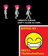 Official GBA sprites of Beverly in "All Grown Up!: Express Yourself!"
