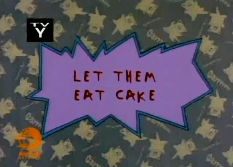 Let Them Eat Cake Rugrats Wiki Fandom