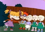 "And you babies better not let any grown-ups see me, or I'll do something really, really bad to you!"