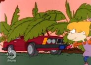 Angelica sets her car alarm