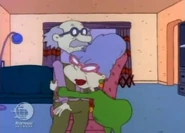 Miriam hugs Lou