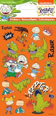 St4124 rugrats reptar standard stickers 4 sheet cap.jpg