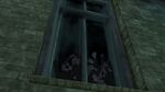 Imps in orphanage windows.