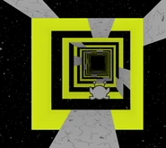 Level 38 is a hybrid level due to the fact that it can both be Ringed levels, Holes in tunnel levels and Jumping across large platforms.