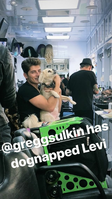 6-26-18 BTS Virginia Gardner Instagram and Gregg Sulkin