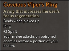 Covetous Viper's Ring | Rune Slayer Wiki | Fandom