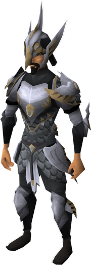 Lucky Armadyl equipment equipped