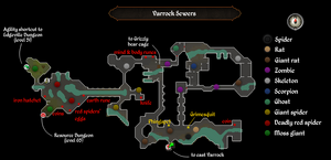 Varrock Sewers map