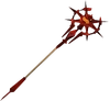Dragon battlestaff detail