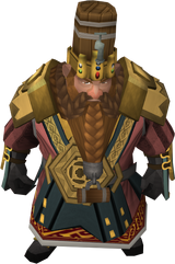 The Drunken Dwarf as the King of Keldagrim.