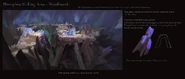 Concept art of Menaphos' skilling area, as revealed by Menaphos Insiders