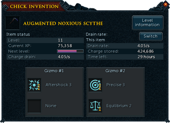 Check invention interface
