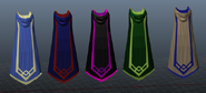 Concept art of some of the capes