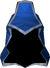 Mystic hat (blue) detail