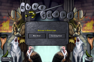 The login page when Summoning was released in January 2008