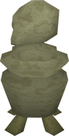 Canopic jar (Apmeken) detail