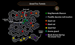 Grand Tree Tunnels map