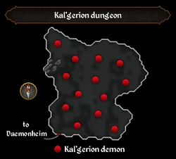 Kal'gerion dungeon map