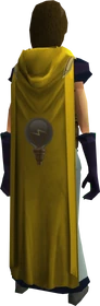 Hooded invention cape equipped