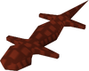 Red salamander detail