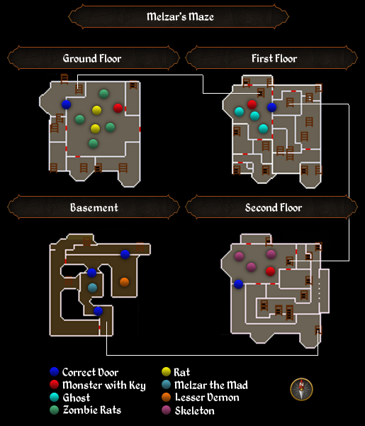 Limey 🎗️ on X: First Floor Updated & Basement Maze Map for RH
