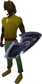 Mithril kiteshield equipped