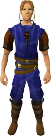 Saradomin's hiss equipped