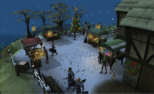 Snowy Draynor Village