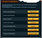 Travel to Freneskae interface