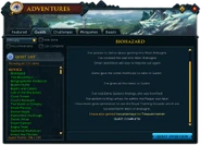Adventures (Quests) interface.png (320 KB) The Quest tab
