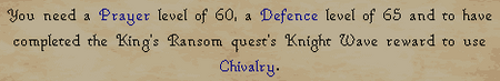 Chivalry message