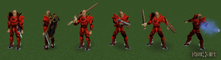 New wielding animations.