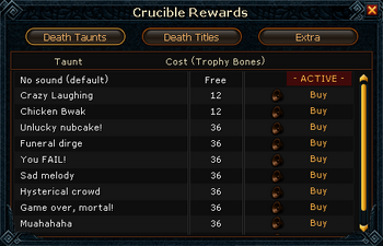 Crucible Rewards