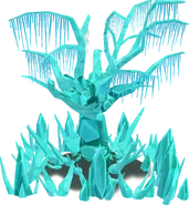 An active crystal tree