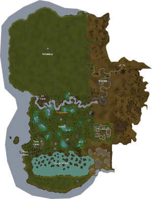 Tirannwn map