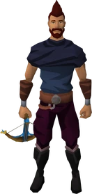 Demon slayer crossbow equipped