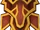Dragon square shield (or)