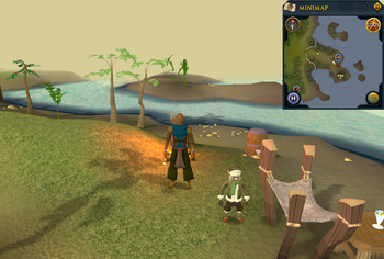 Cryptic clue fire next to Captain Klemfoodle.png