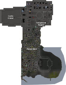 Sanguinesti region map