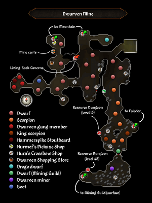 Dwarven Mine Map