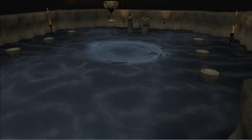 Baxtorians Tomb, flooded with water