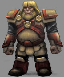 The concept art of Commander Veldaban seen in New Dwarf Quest: Implementation Begins.