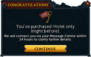 Redeemed a hotel ticket for RuneFest 2014