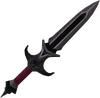 Black sword detail