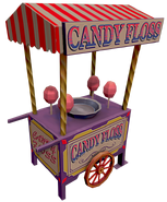 A Candy floss machine