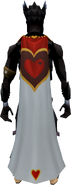 A player with the Cape of Hearts equipped