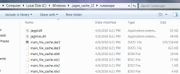 The Jagex cache as shown in Windows 7