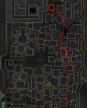 Darkness of Hallowvale mine route map