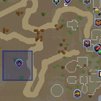 The location of the entrance to the .